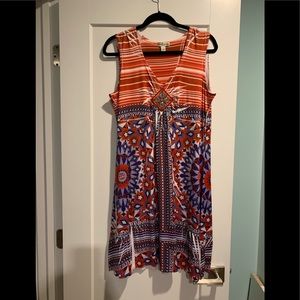 World unity silky dress XL